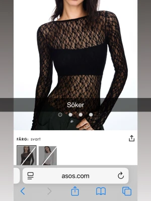 SÖKER - Söker denna spetsbody från bershka, i svart eller vit. Storlek xs-s.