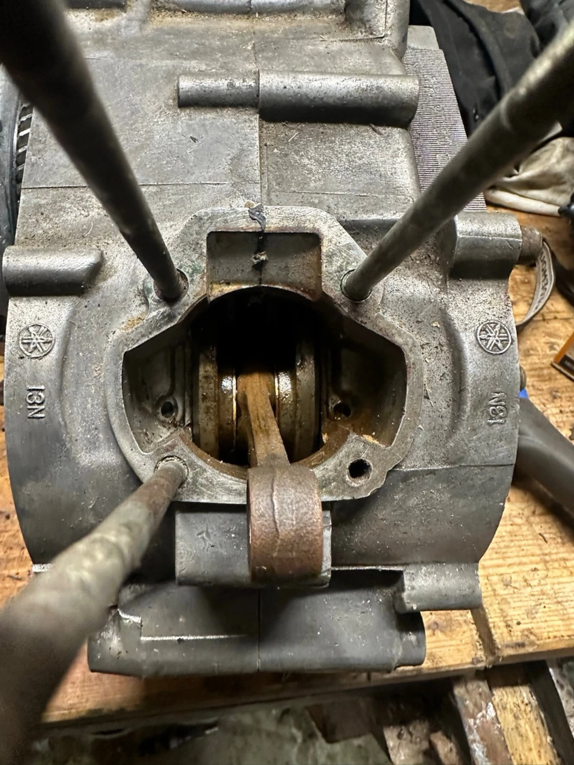 Motordel till Yamaha moppe - 1