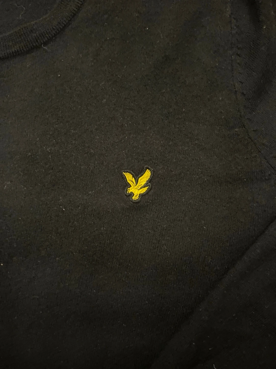 Svart merinoull 100% lylescott tröja - 2