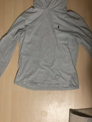 Grå hoodie från Ralph Lauren - Grå hoodie med huva från Ralph Lauren. Klassisk design med lång ärm och liten broderad logga på bröstet. Tillverkad i mjukt och bekvämt material som passar perfekt till en chill stil.