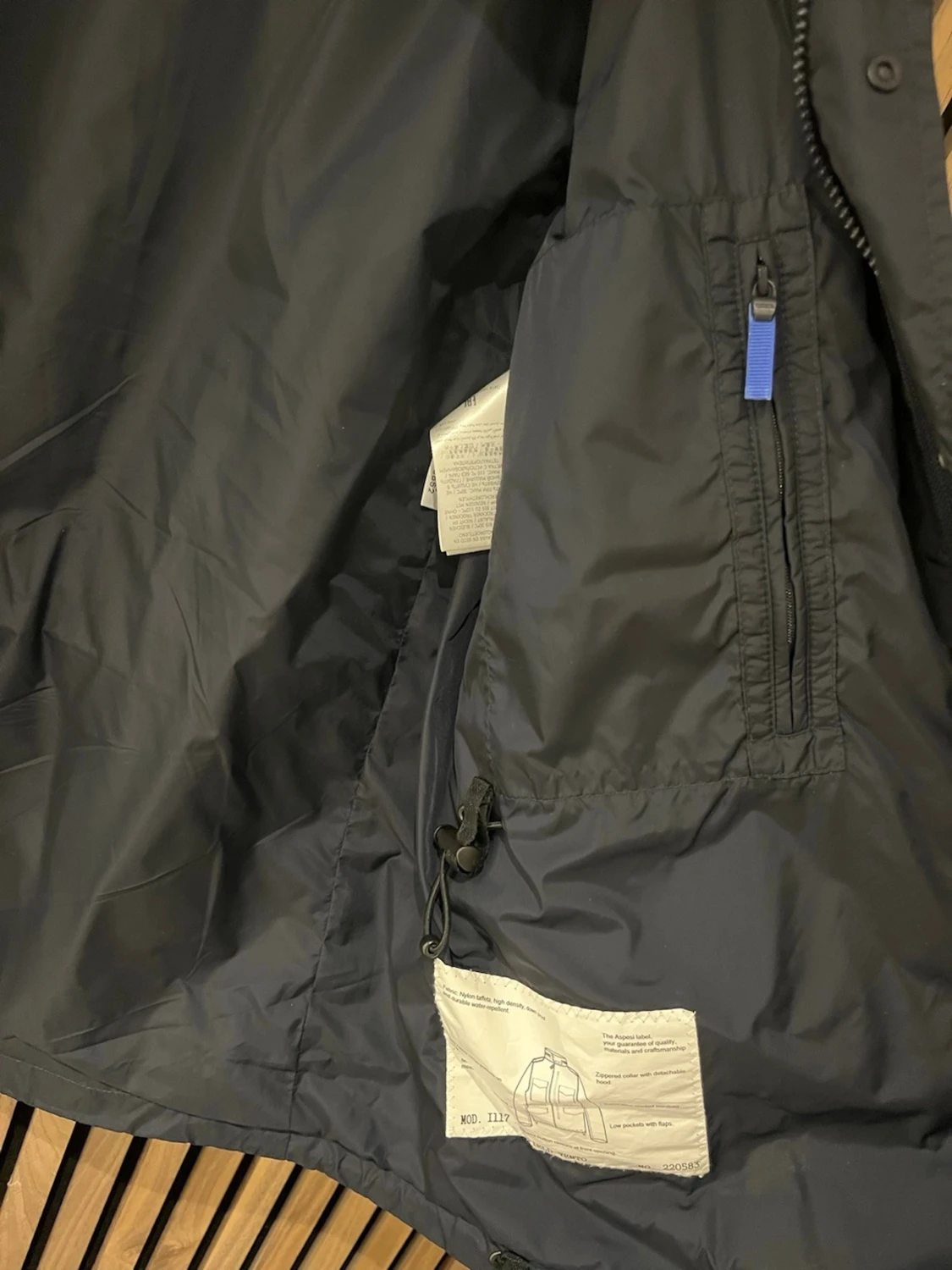 Blå vindjacka från Aspesi - 5