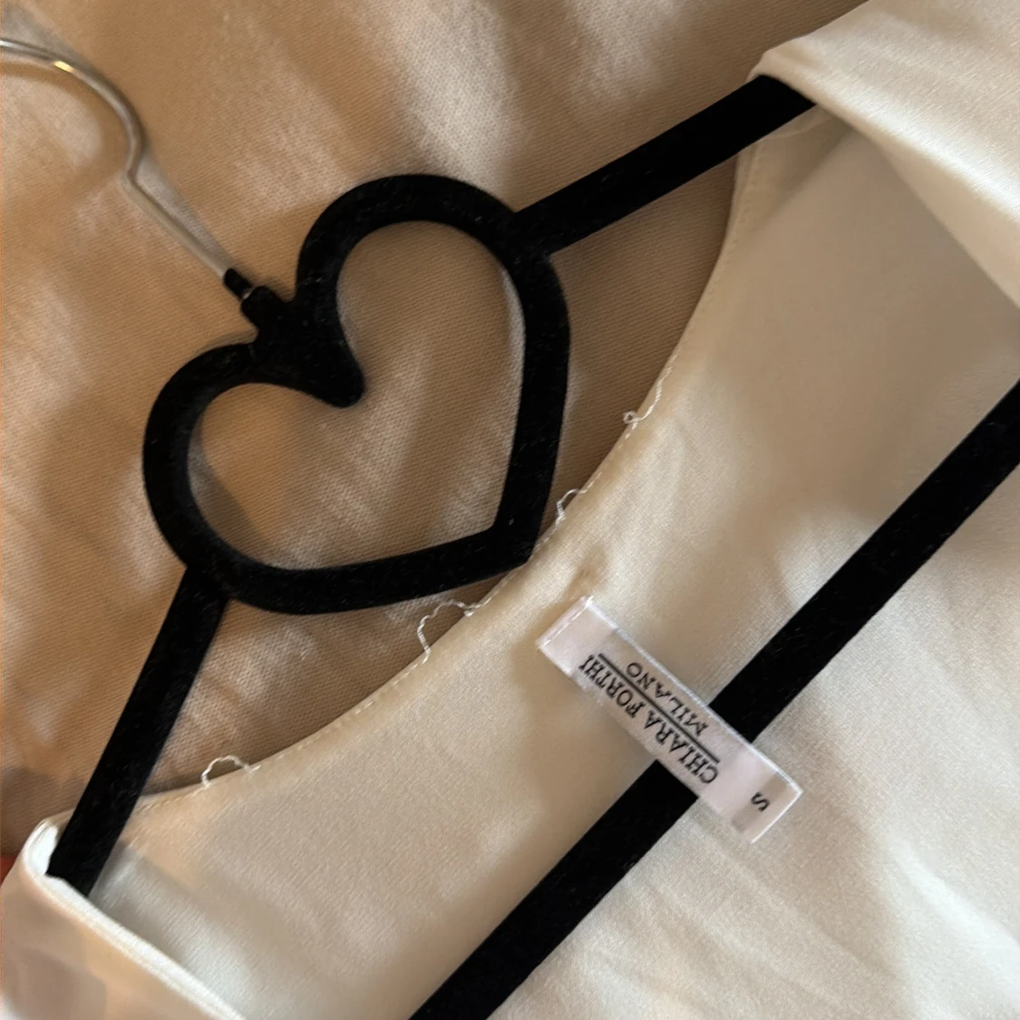 Vit kort klänning  - 3