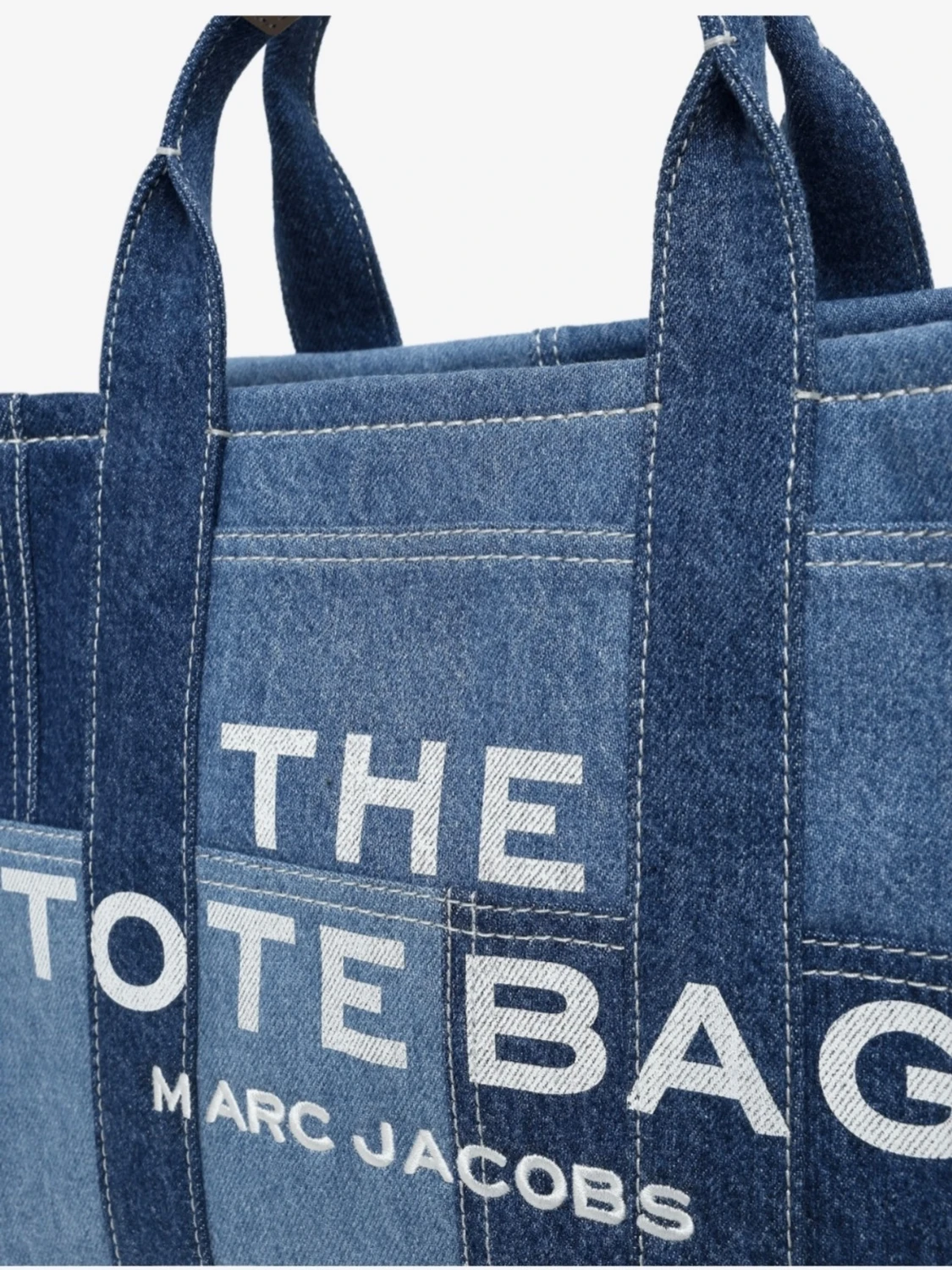Blå denim tote bag Marc Jacobs - 1