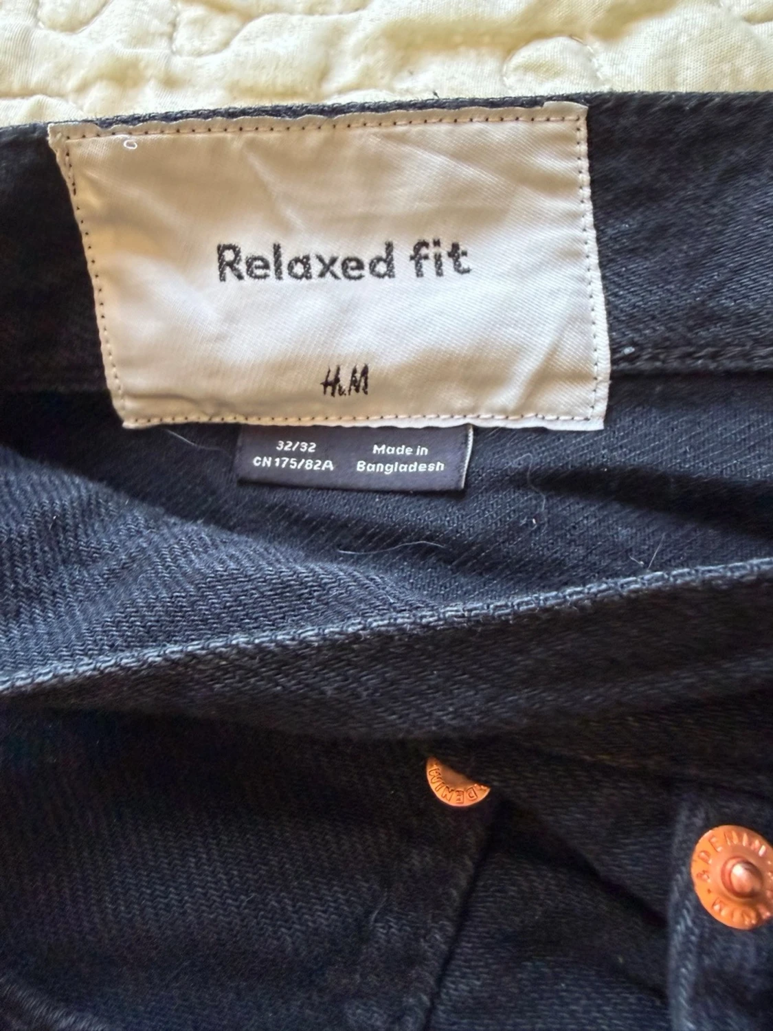 Svarta raka jeans - 2