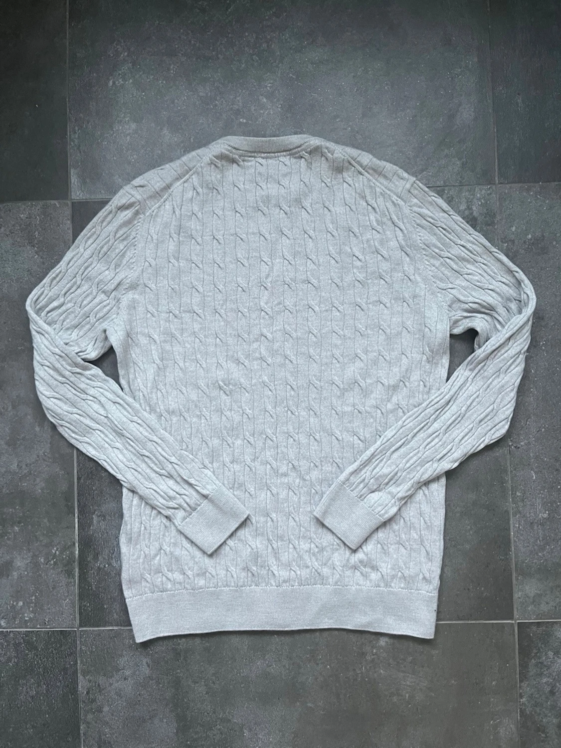 Morris kabelstickad tröja  - 6