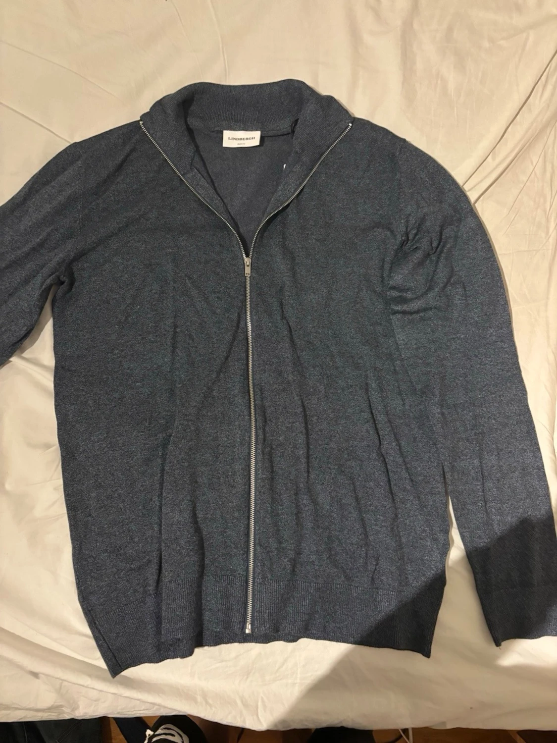 Ny Mörkblå ziptröja från Lindeberg M - 1