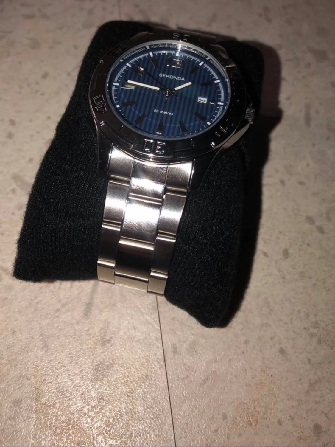 Sekonda silverfärgad klocka - 4