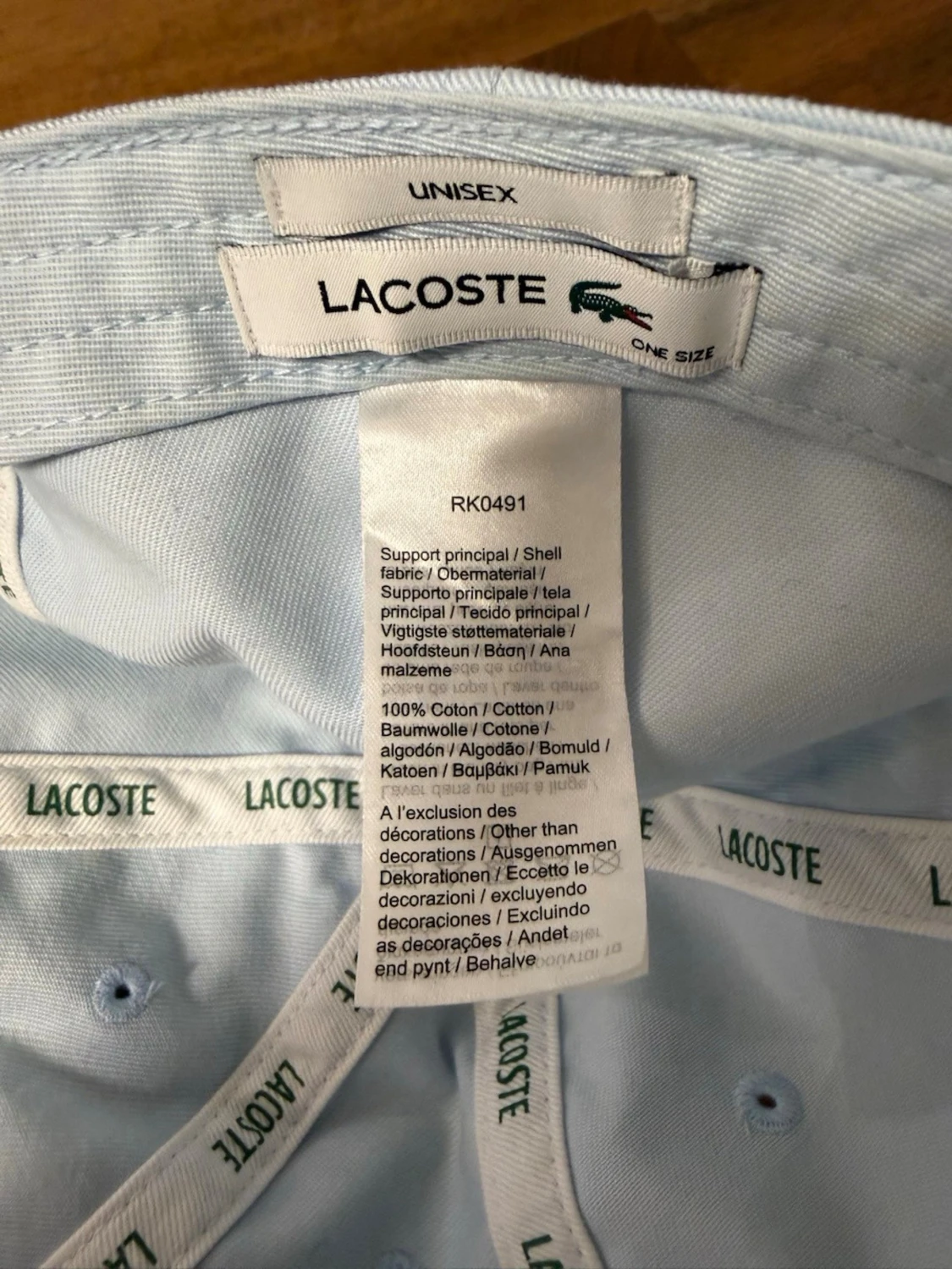 Lacoste Keps Ljusblå Onesize - 2