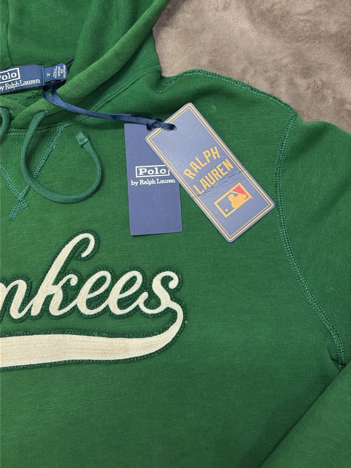 Grön Yankees hoodie Ralph Lauren - 3