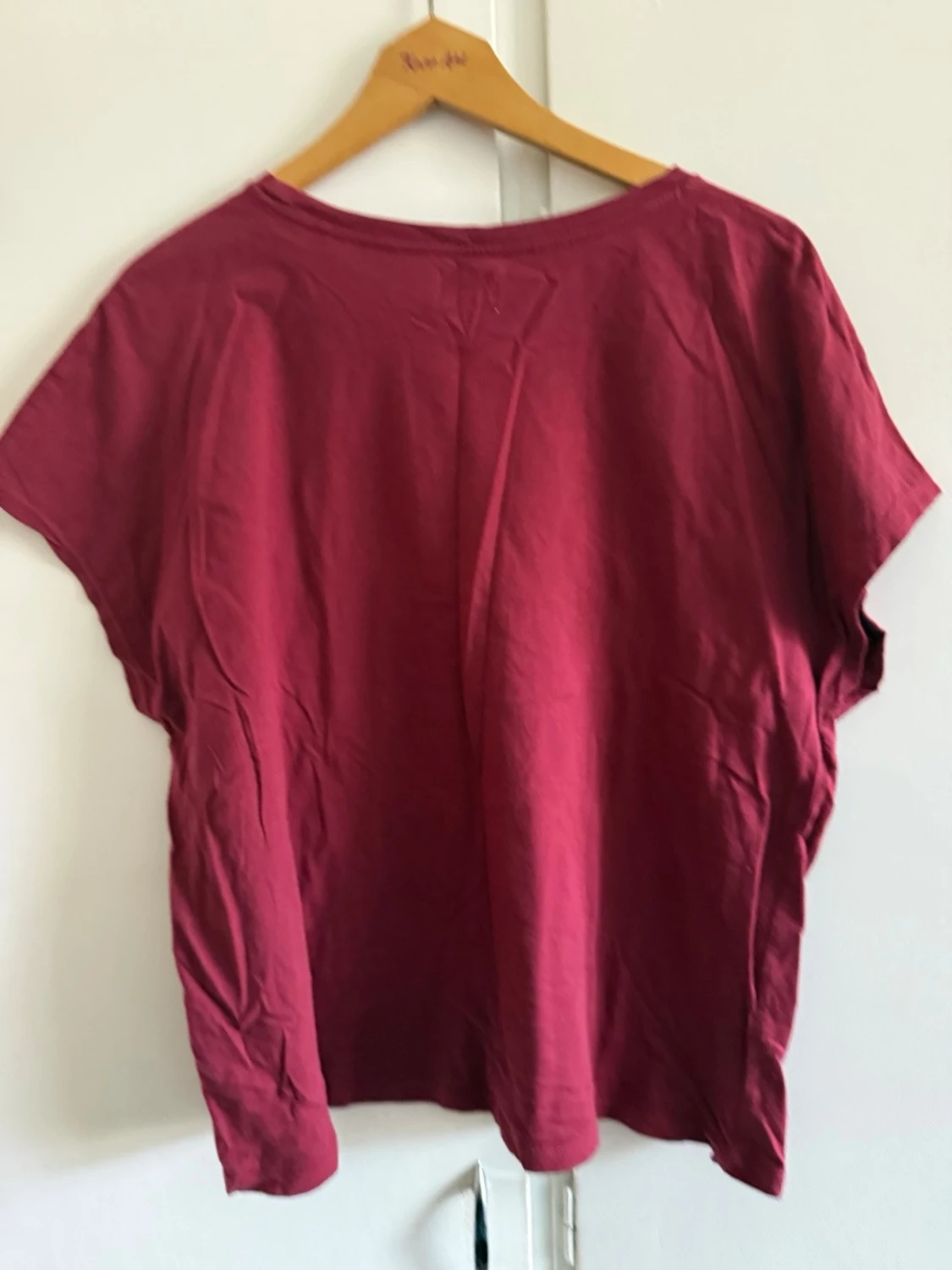 Vinröd pyjamastopp med Bandeld - 3