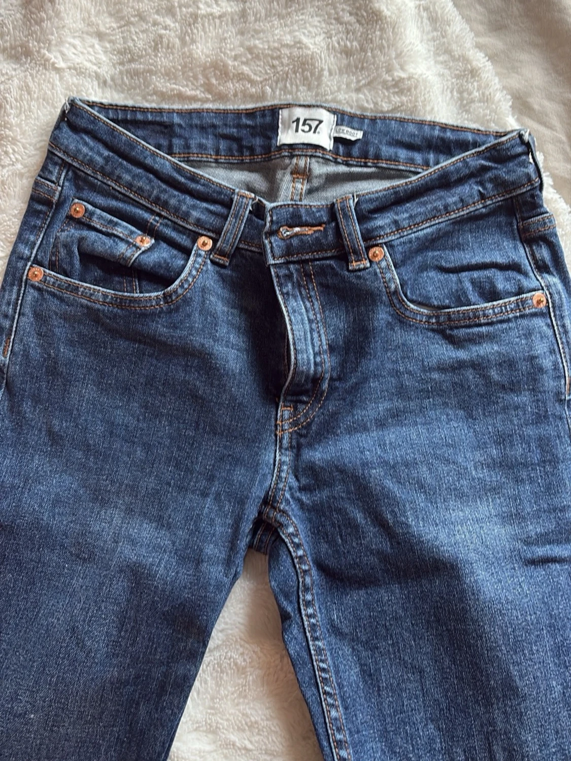 Blå bootcut jeans från lager 157 - 3