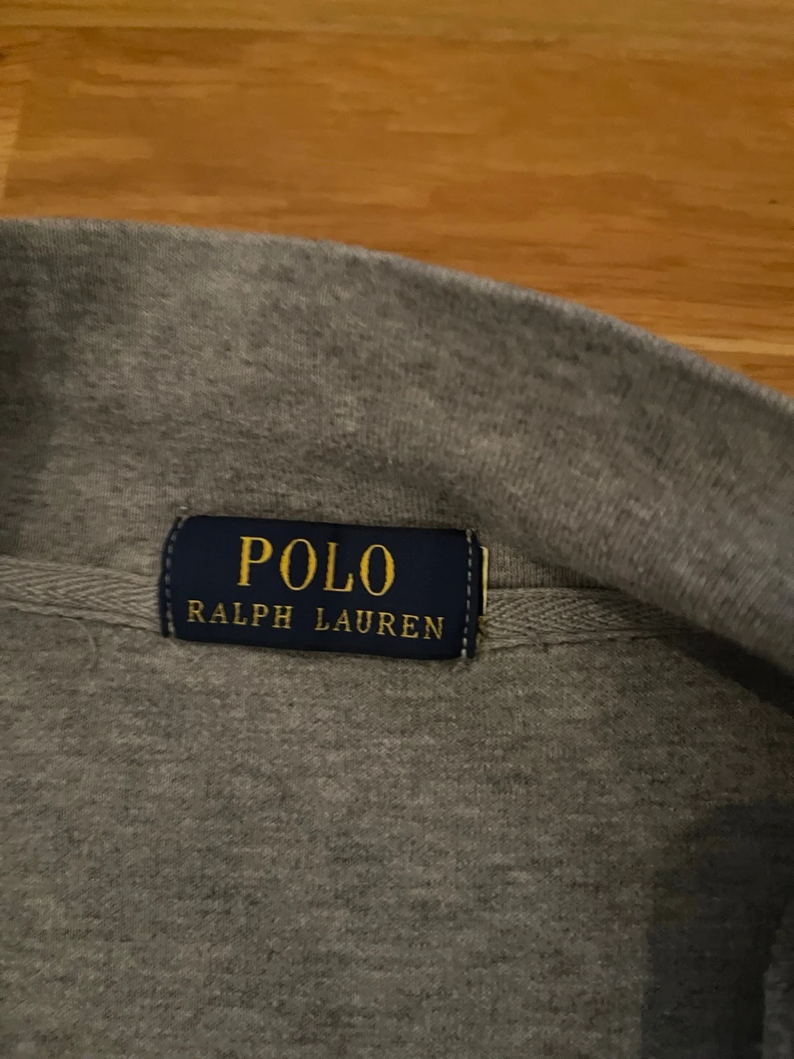 Grå halvzip tröja från Polo Ralph Lauren - 2