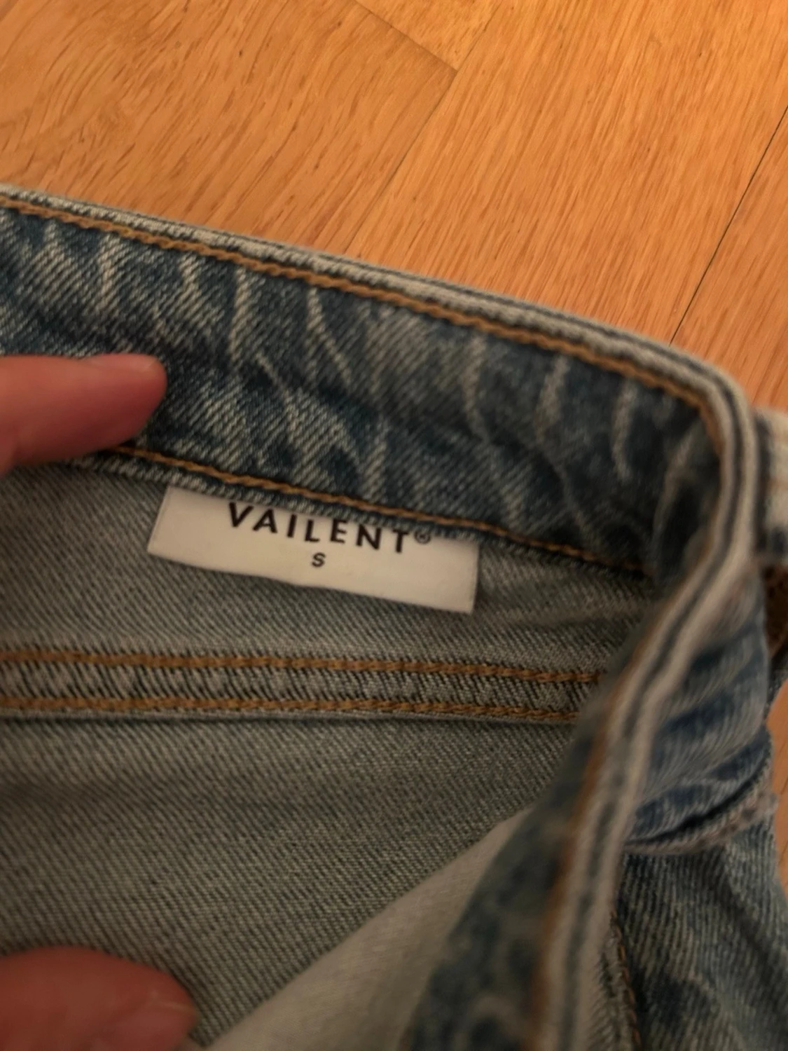 Blå raka jeans från Vaillent - 2