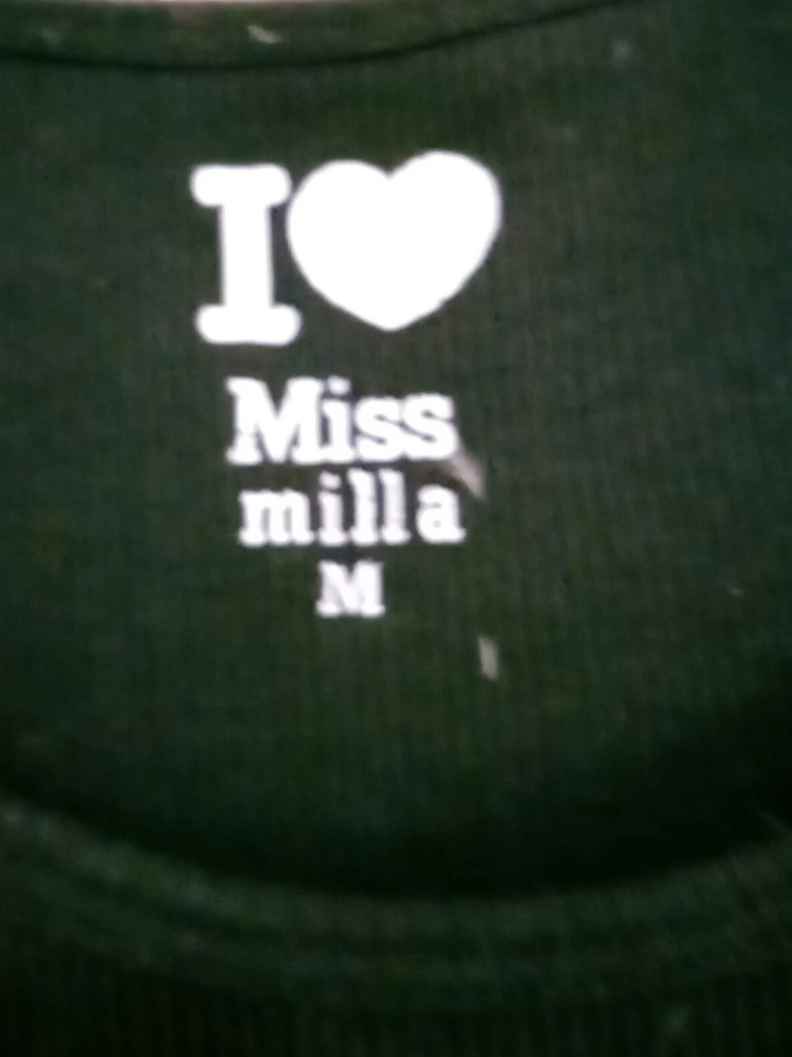 Svart ribbad linnetopp Miss Milla - 1