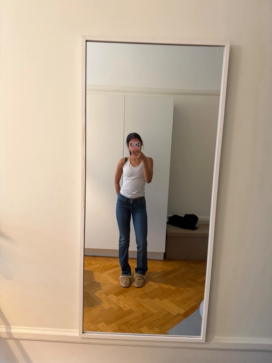 Blå bootcut jeans från Levis