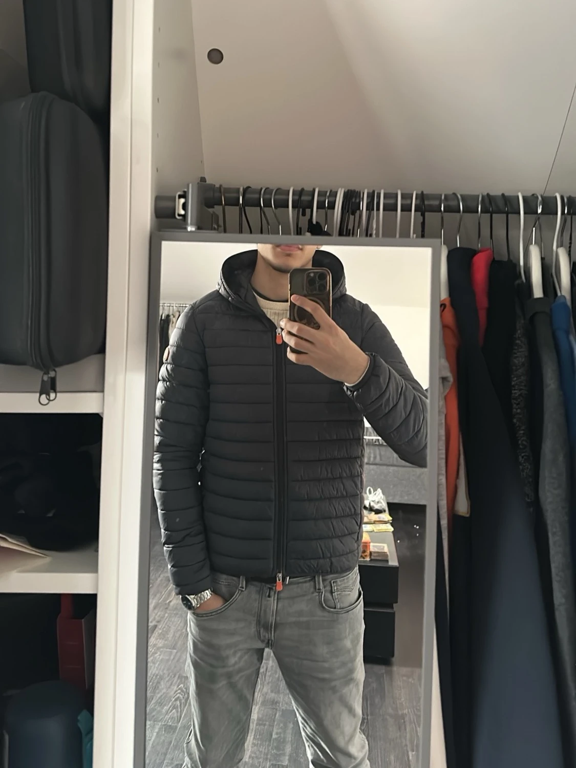 Svart lättviktsdunjacka från Save The Duck - 1