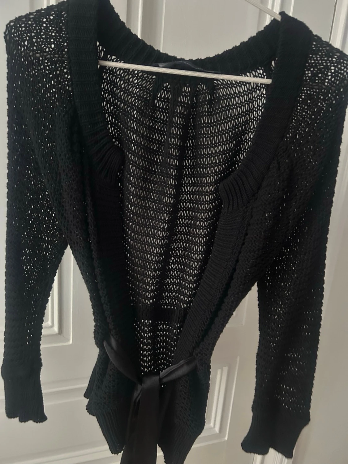 Svart stickad kofta French Connection - 1