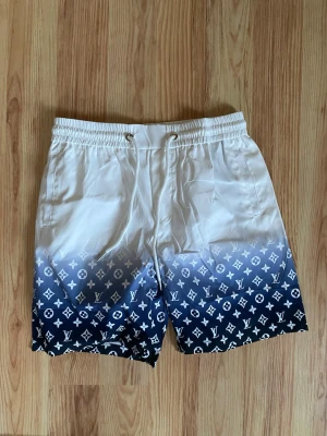 Vitt-blå shorts  - Vitt-blå shorts från Luis Vuitton 