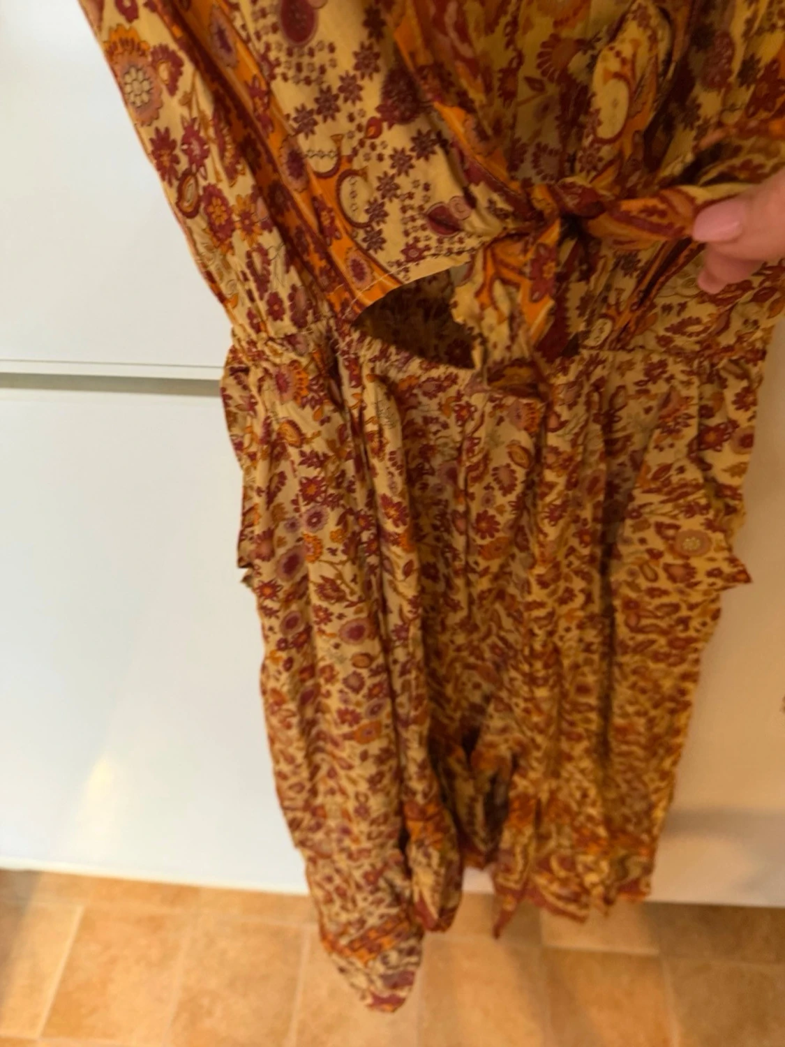 Blommig kortklänning från Spell - 1