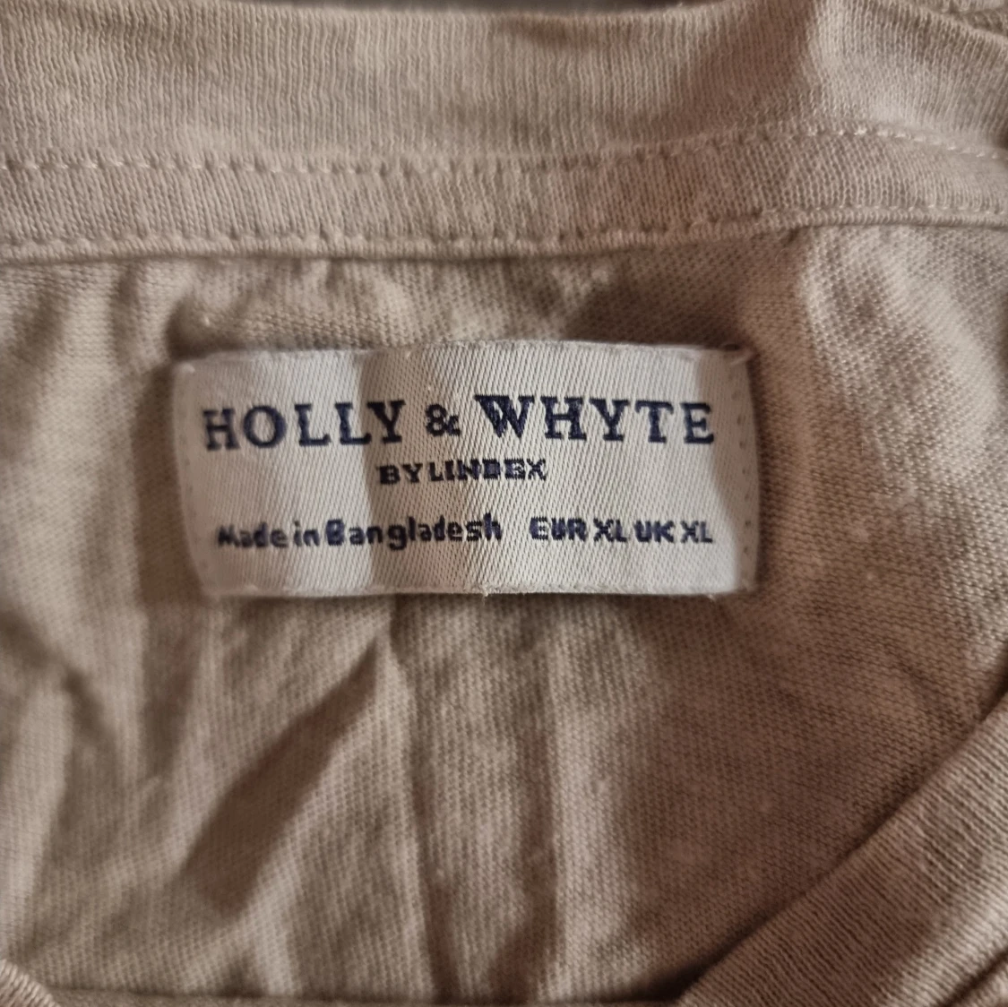 Beige och ljusblå t-shirt Holly & Whyte - 1
