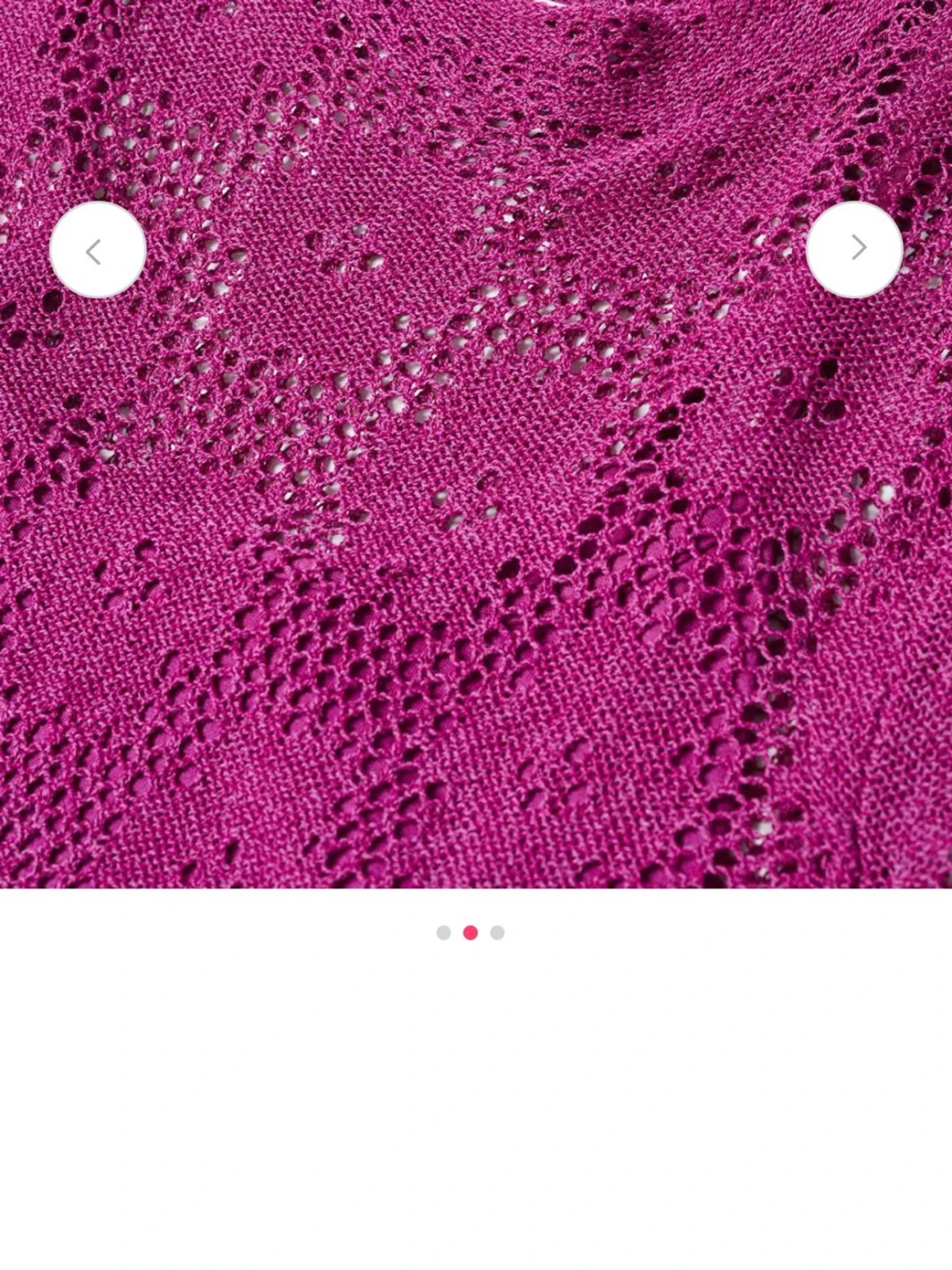 Lång lila spetsklänning från Mango - 3