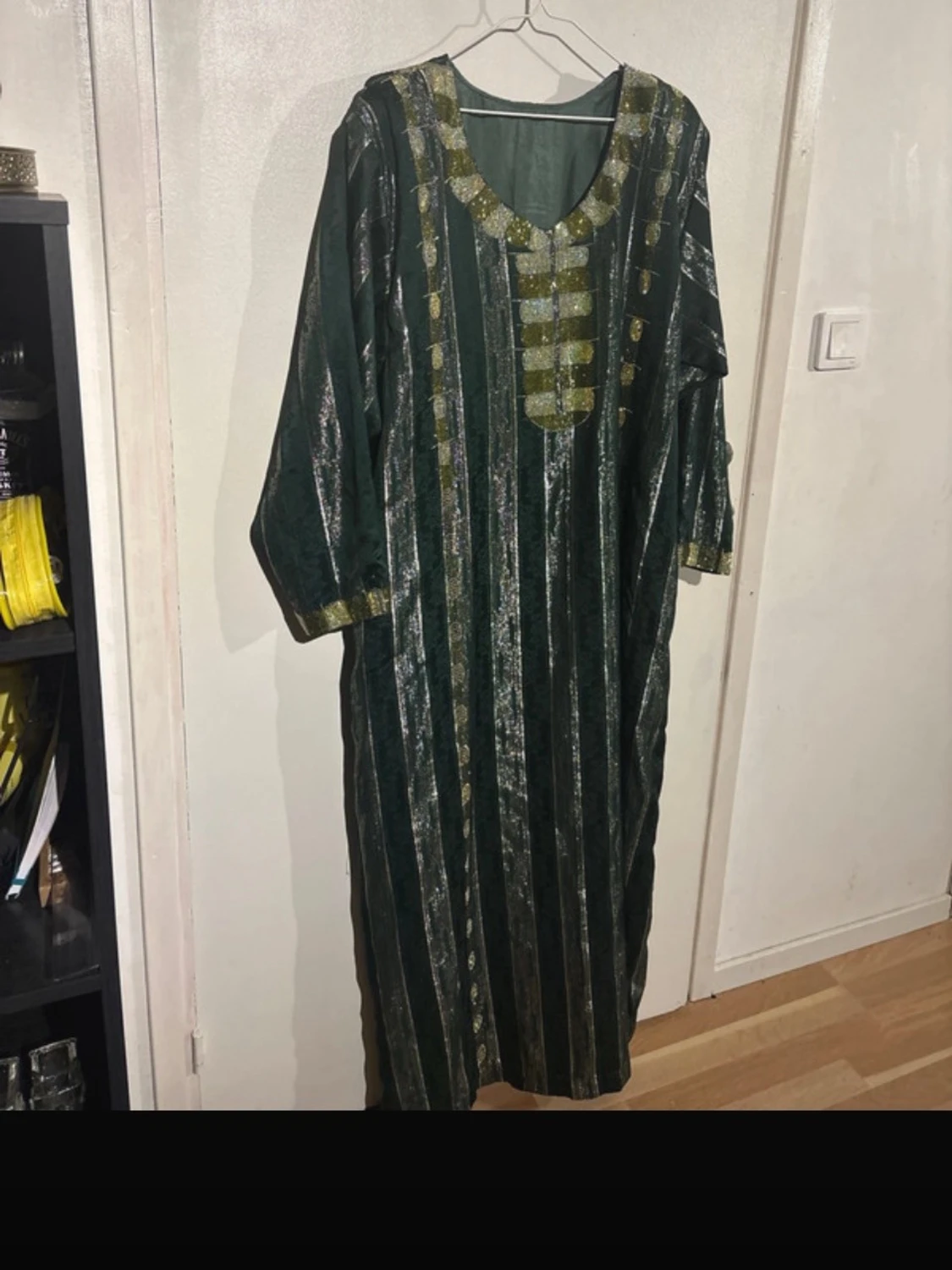 Grön långklänning Xl/L