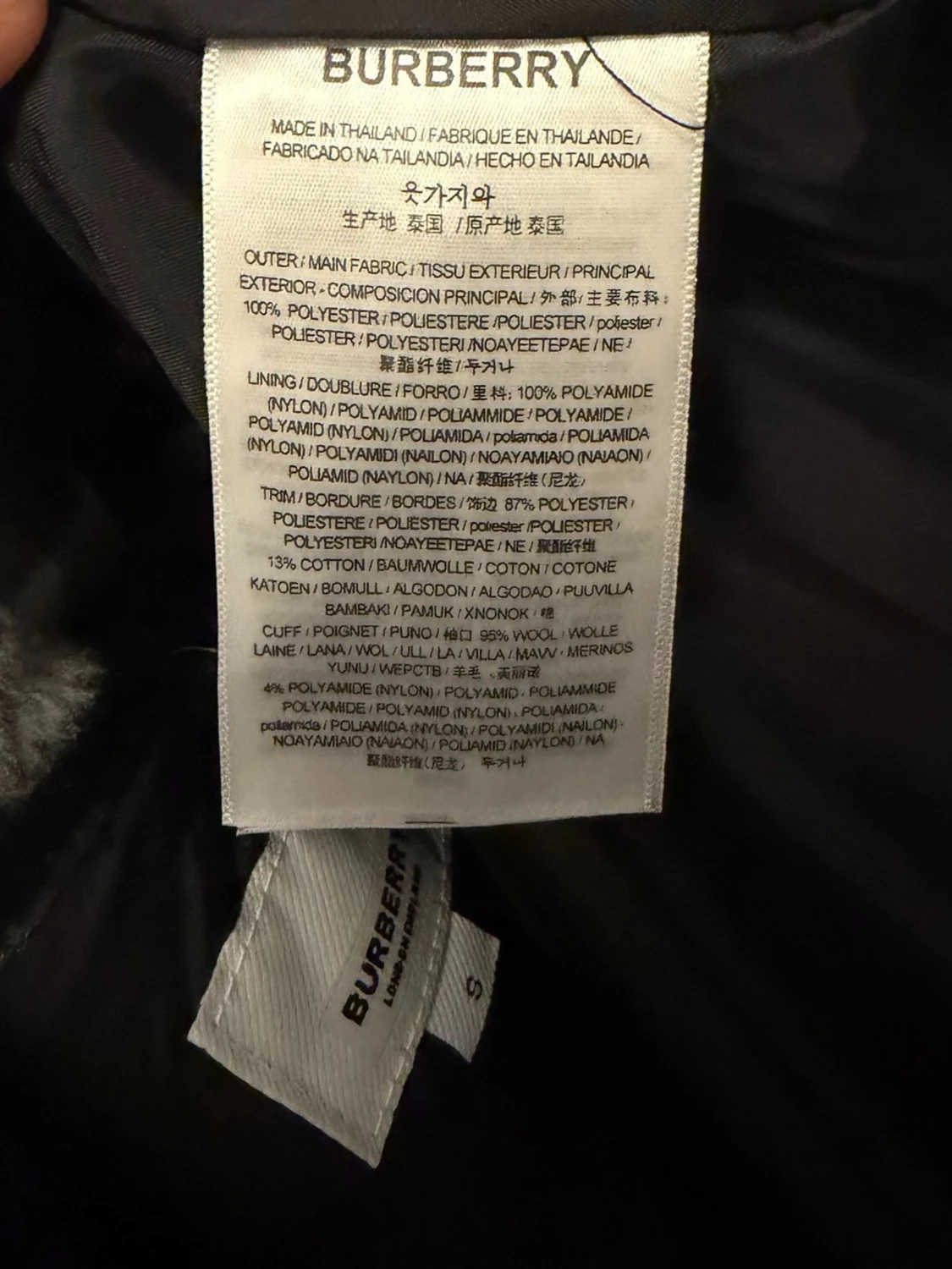 Svart pufferjacka från Burberry - 3