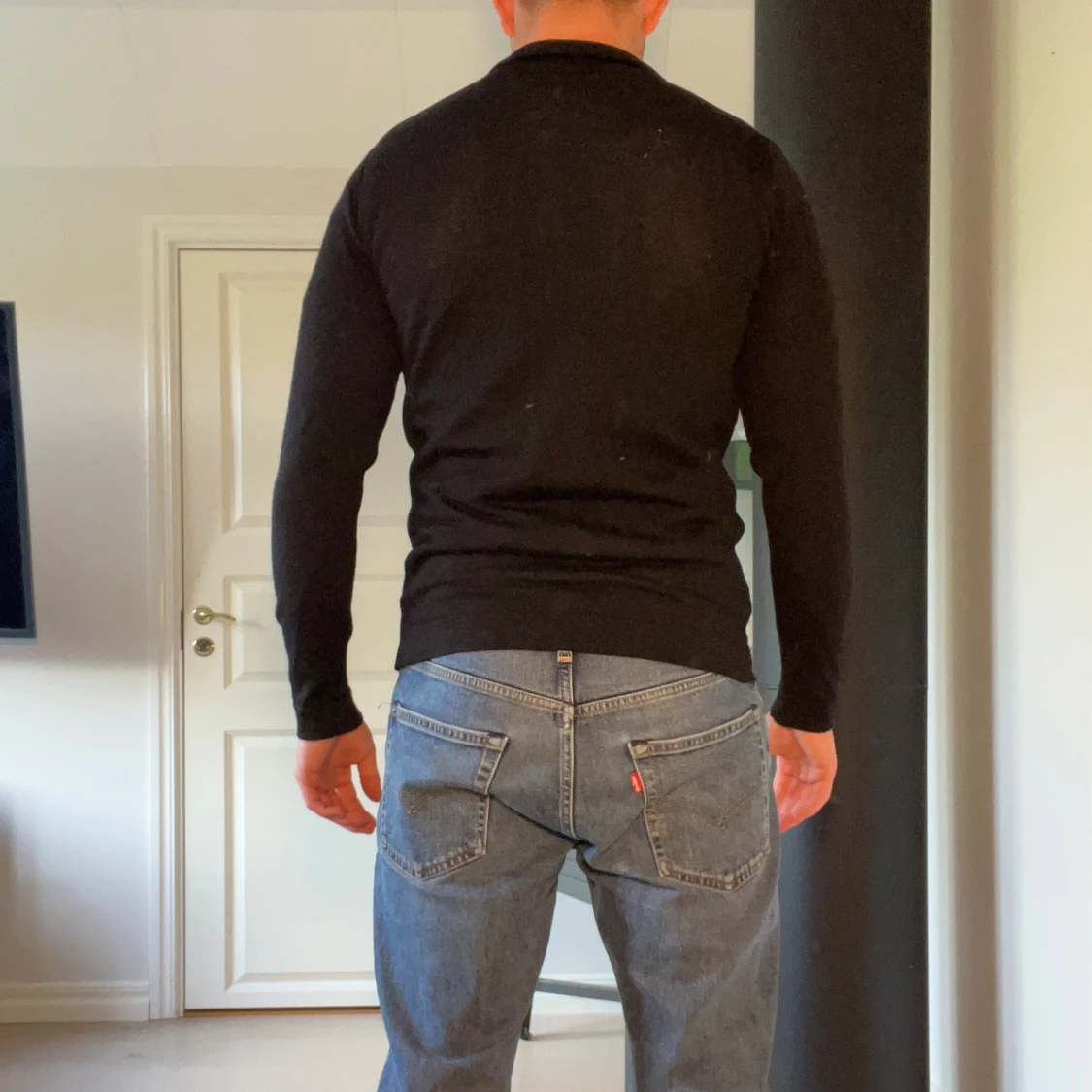 Svart kofta från Oscar Jacobson - 4