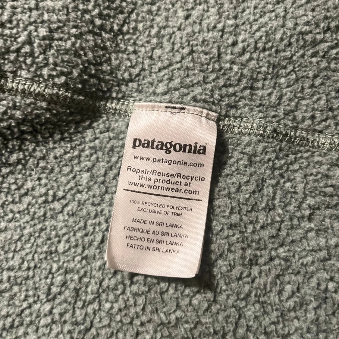 Grå fleecejacka från Patagonia L - 2