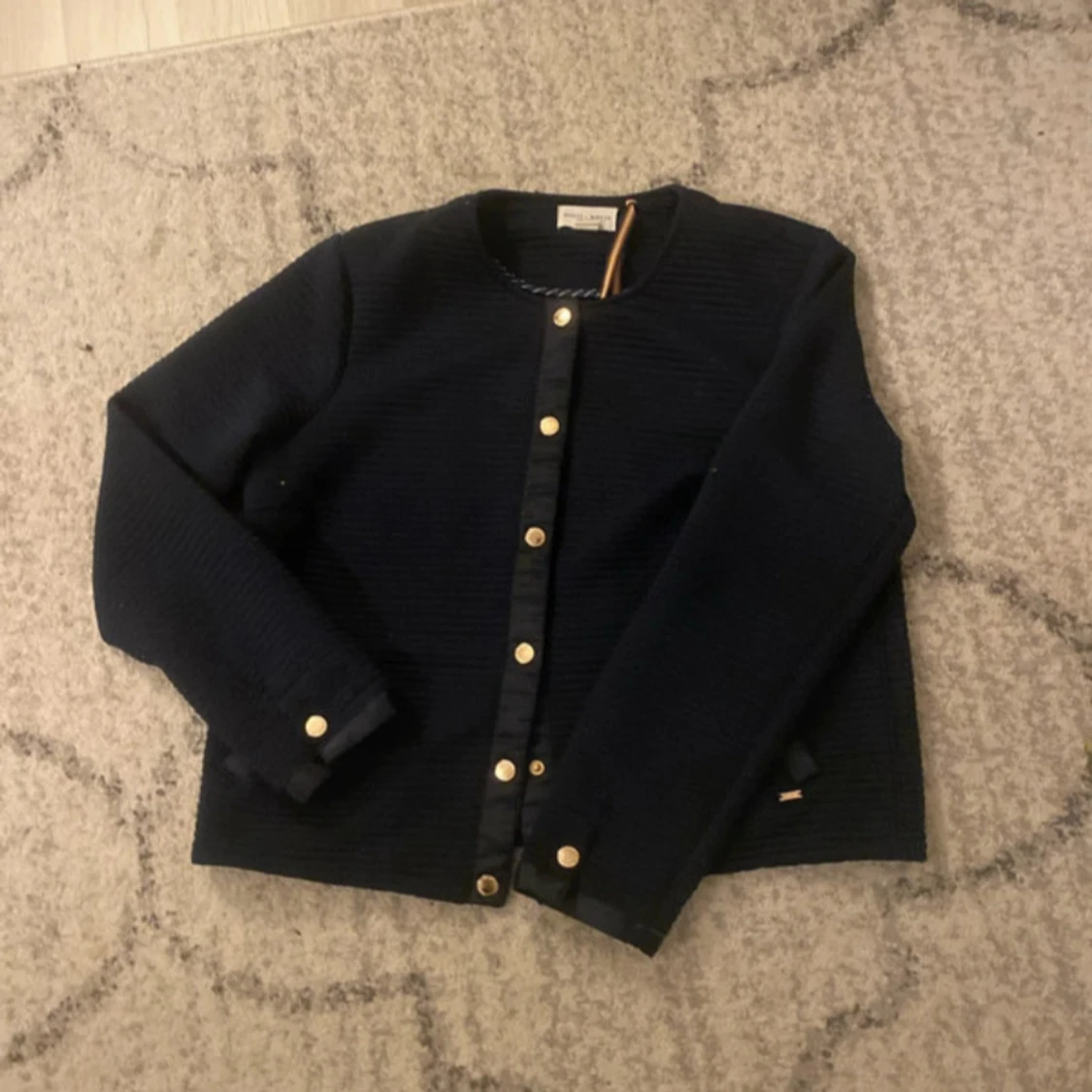 Mörkblå cardigan jacka Holly & Whyte