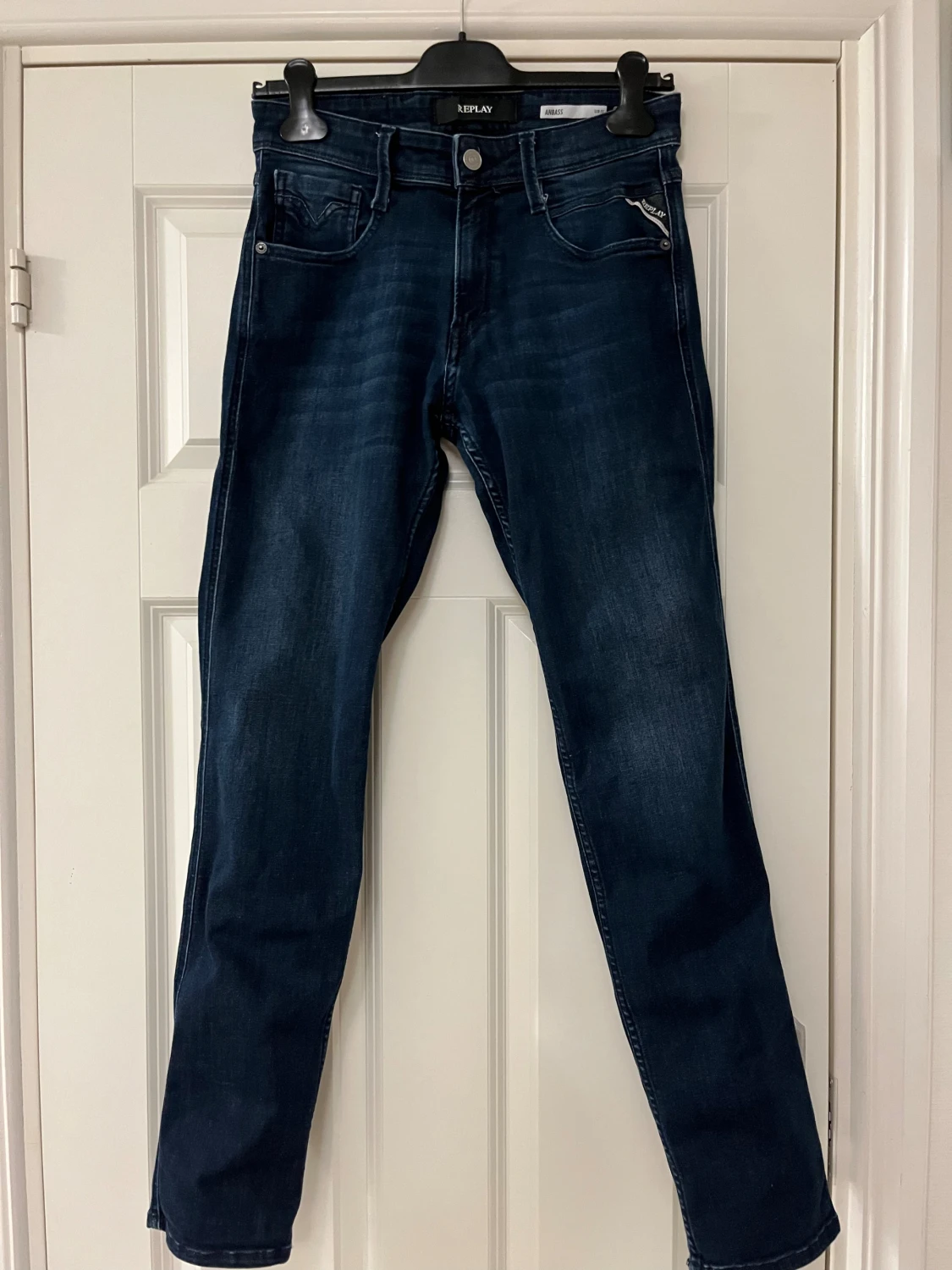 Replay Anbass mörkblå jeans - 4