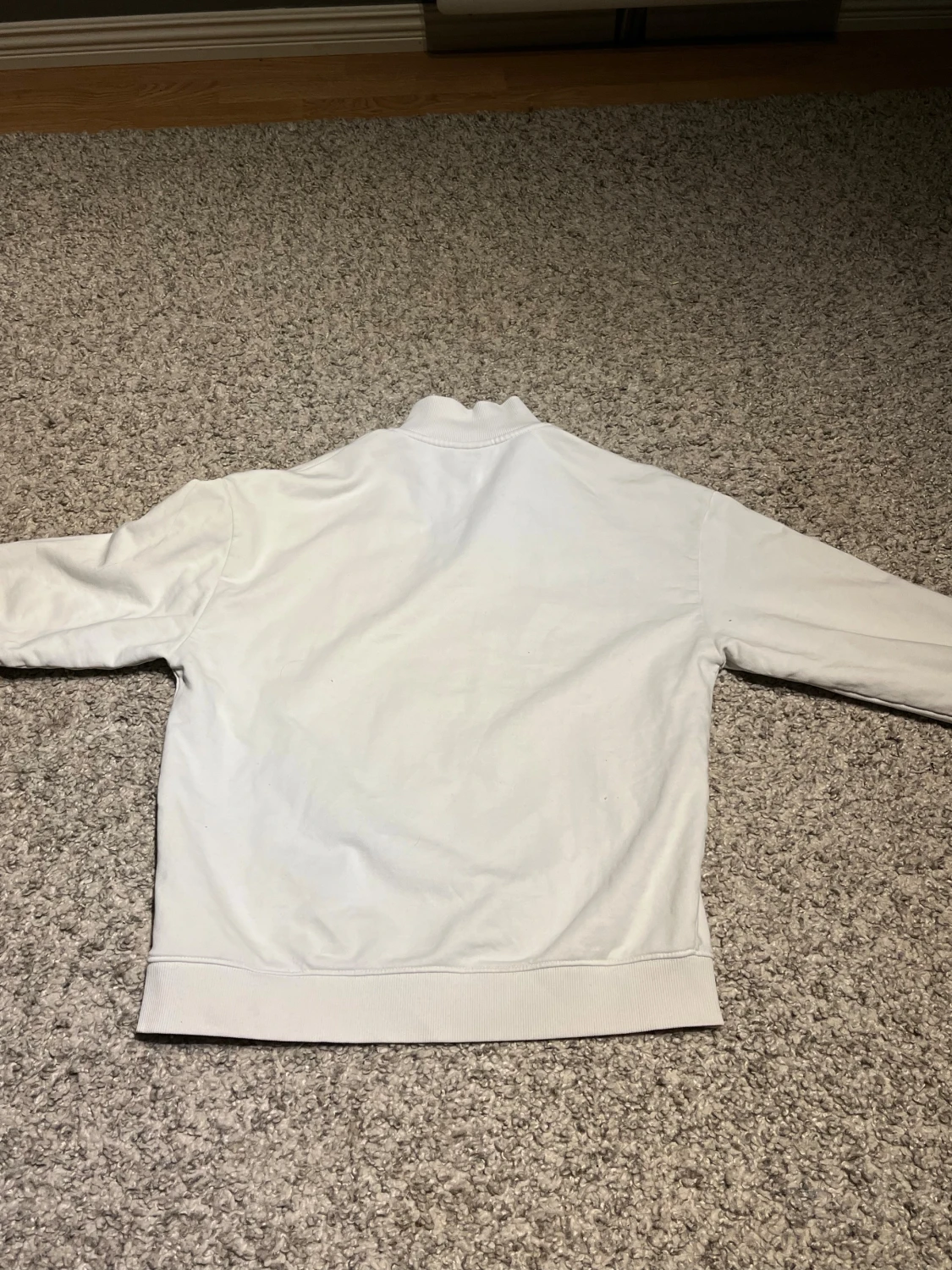 Vit half zip tröja från Hugo Boss - 2