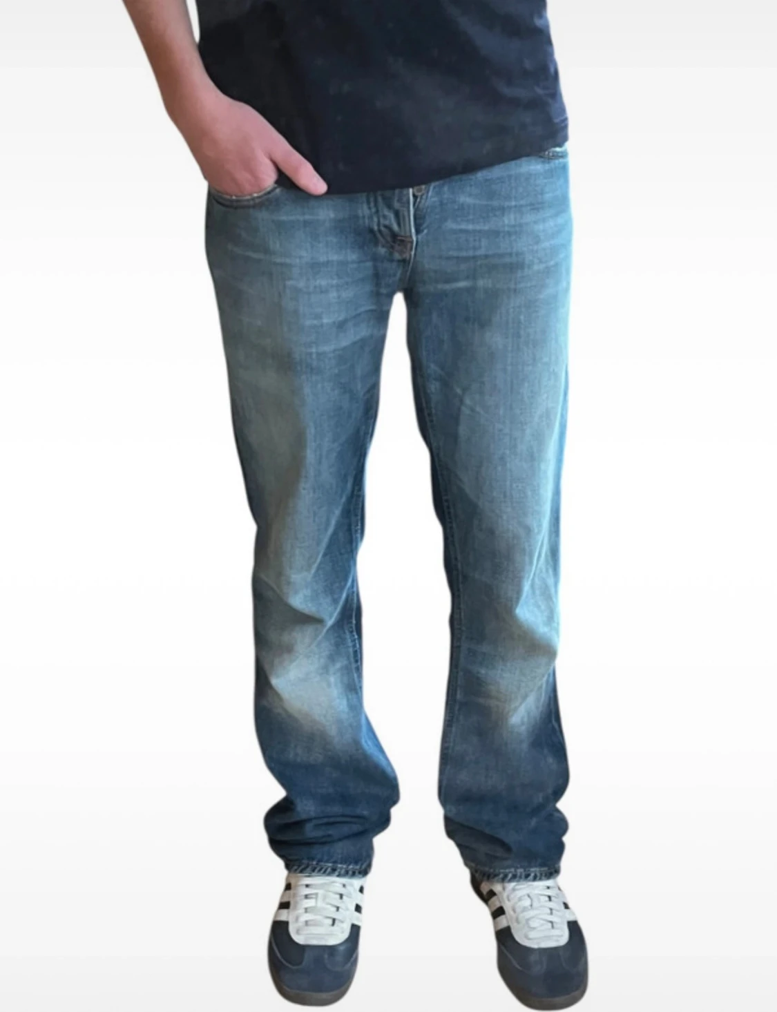 Nudie Jeans blå, bootcut - 2