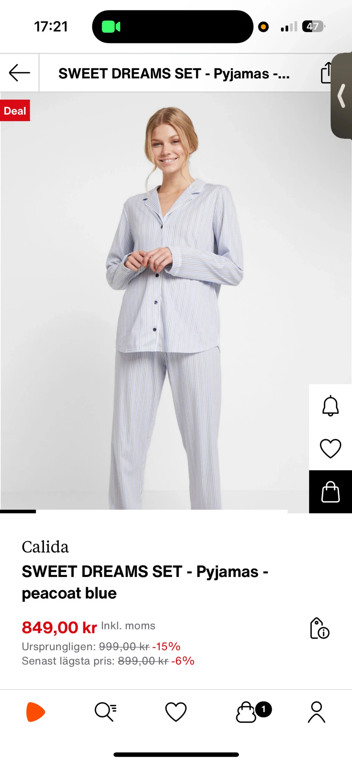 Calida pyjamas