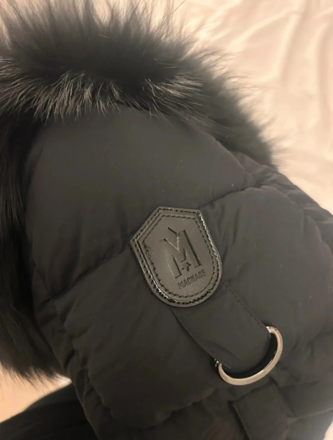 Svart lång dunjacka från Mackage - 6