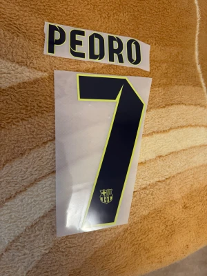 Fc Barcelona nameset  - Fc Barcelona nameset from the year 2012-2014  Pedro number 7