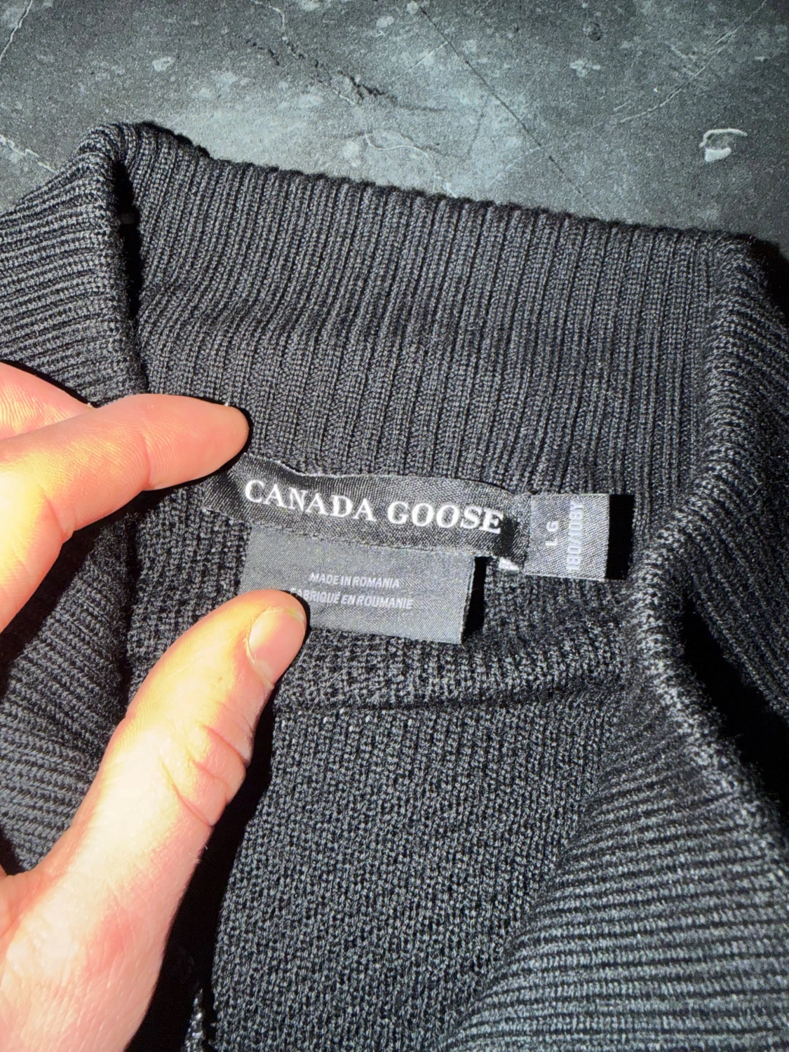 Svart quiltad bomberjacka Canada Goose - 2