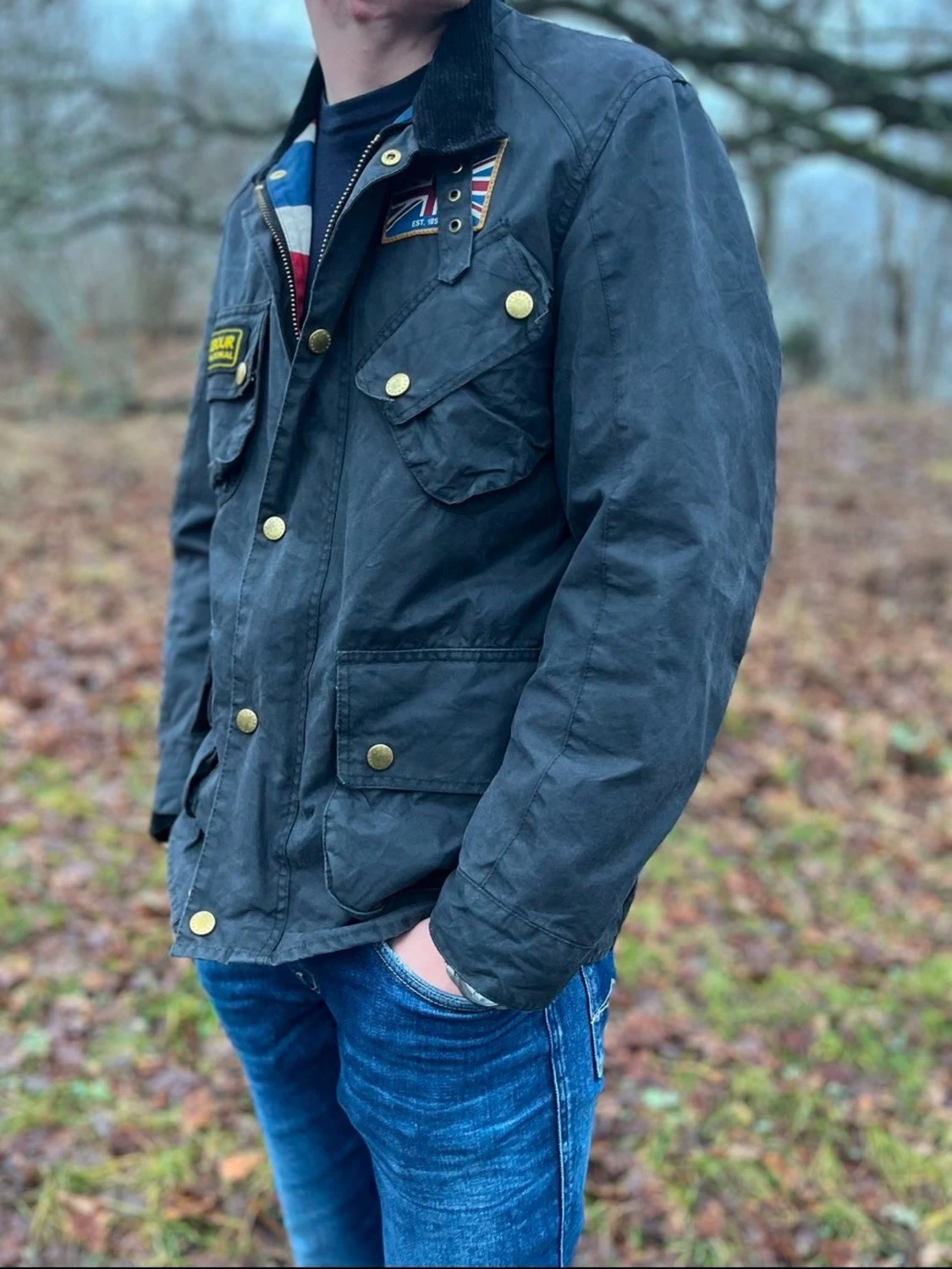 Barbour International svart parkajacka - 1