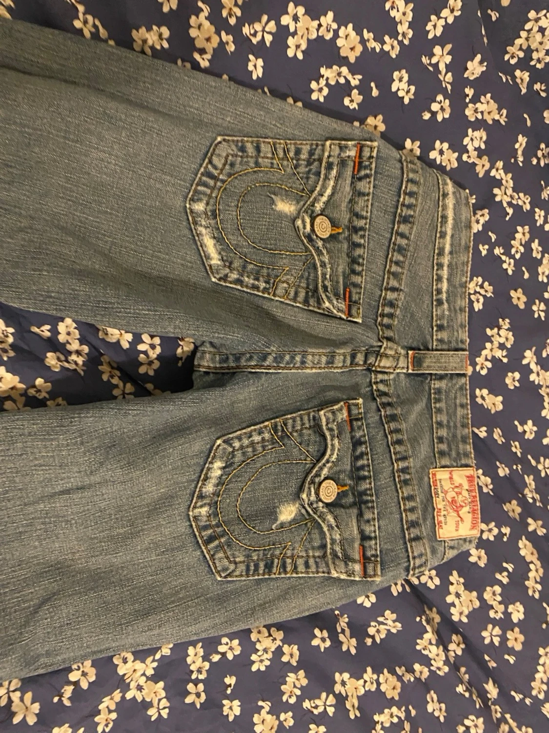 True Religion blå bootcut jeans - 1