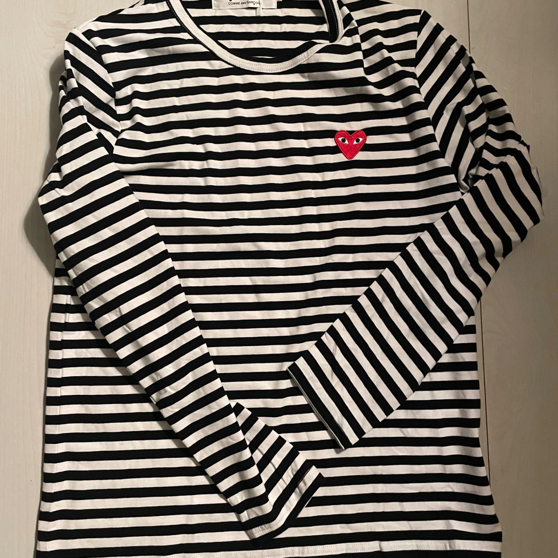 Randig långärmad tröja Comme des Garçons