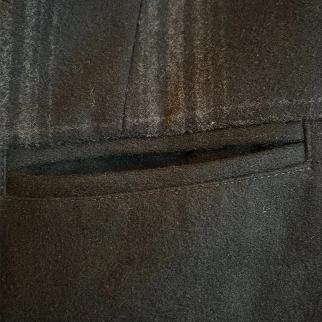 Svart rutig kappa från C, strl 36 - 3