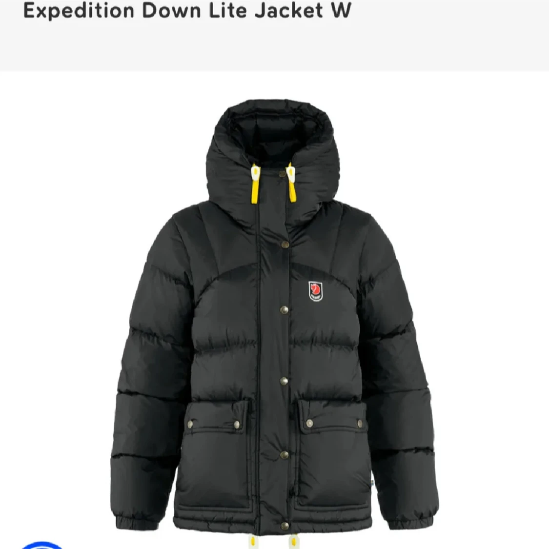 SÖKER Svart dunjacka från Fjällräven