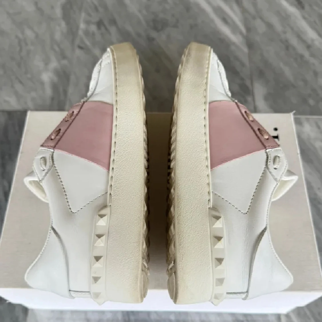 Valentino Garavani sneakers rosa/vit - 1