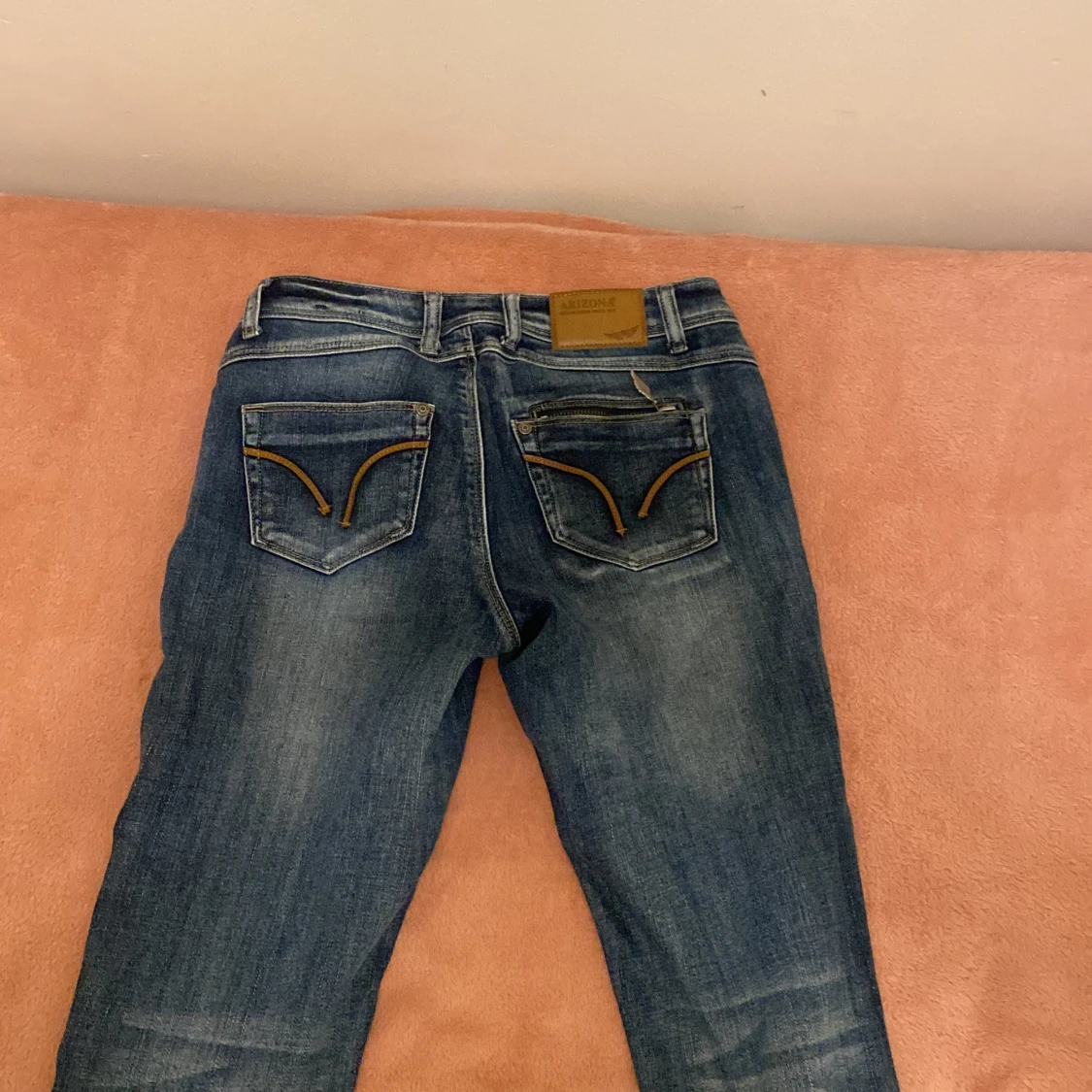 Blå bootcut jeans från Arizona - 3