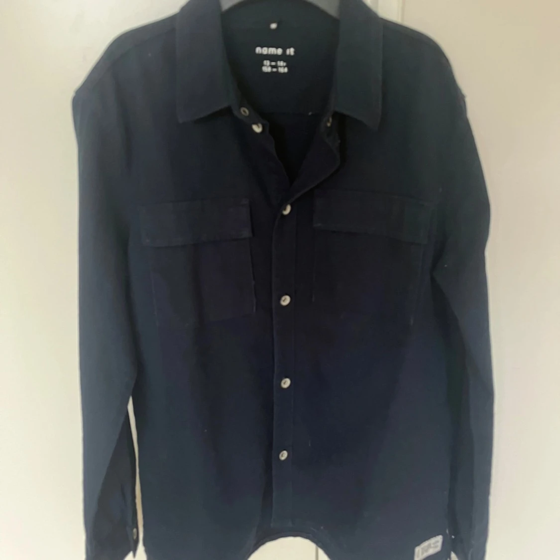 Mörkblå overshirt - 1
