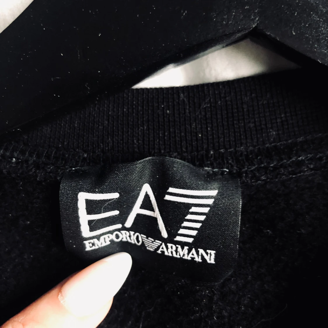 Svart sweatshirt EA7 Emporio Armani - 2