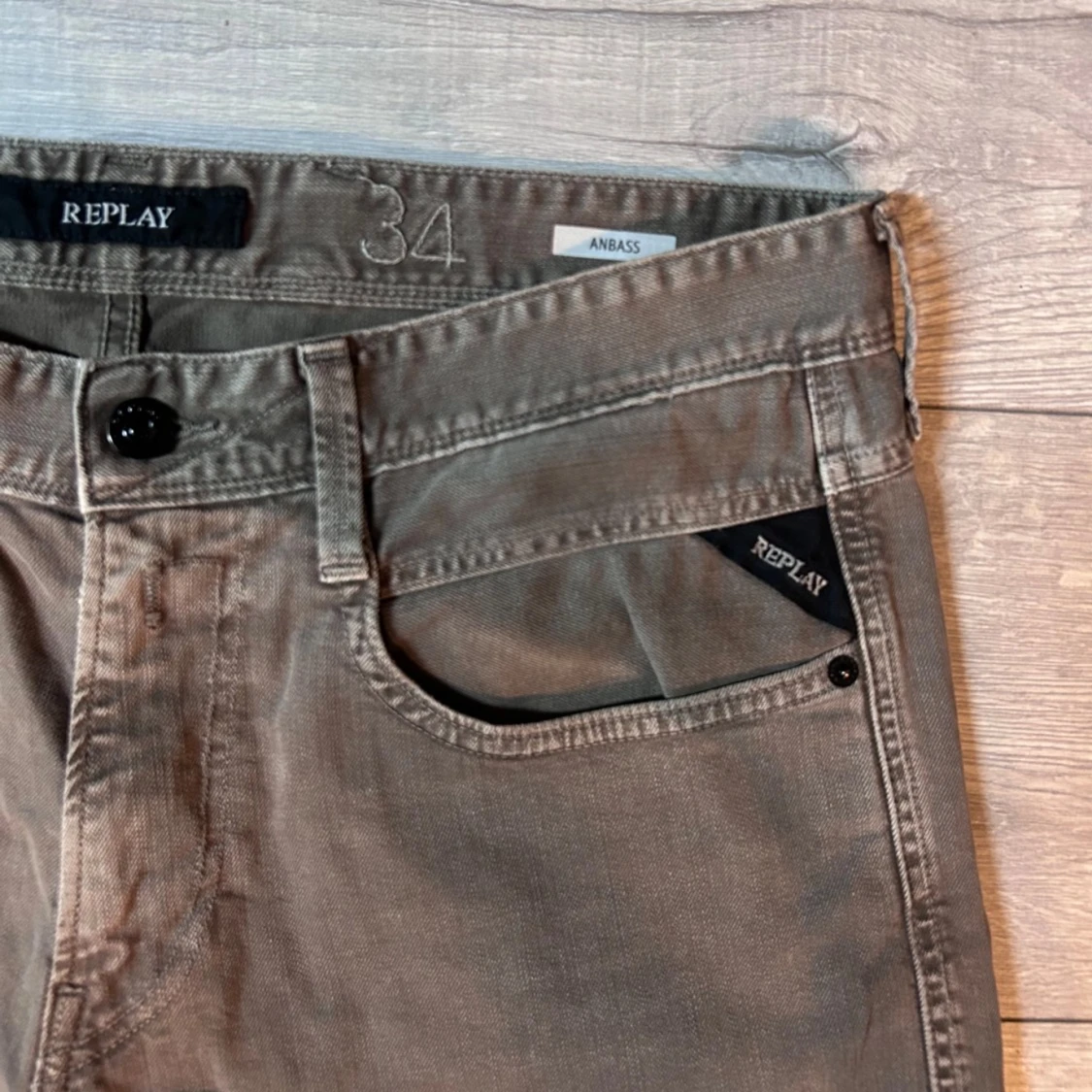 Beige jeans från Replay - 91