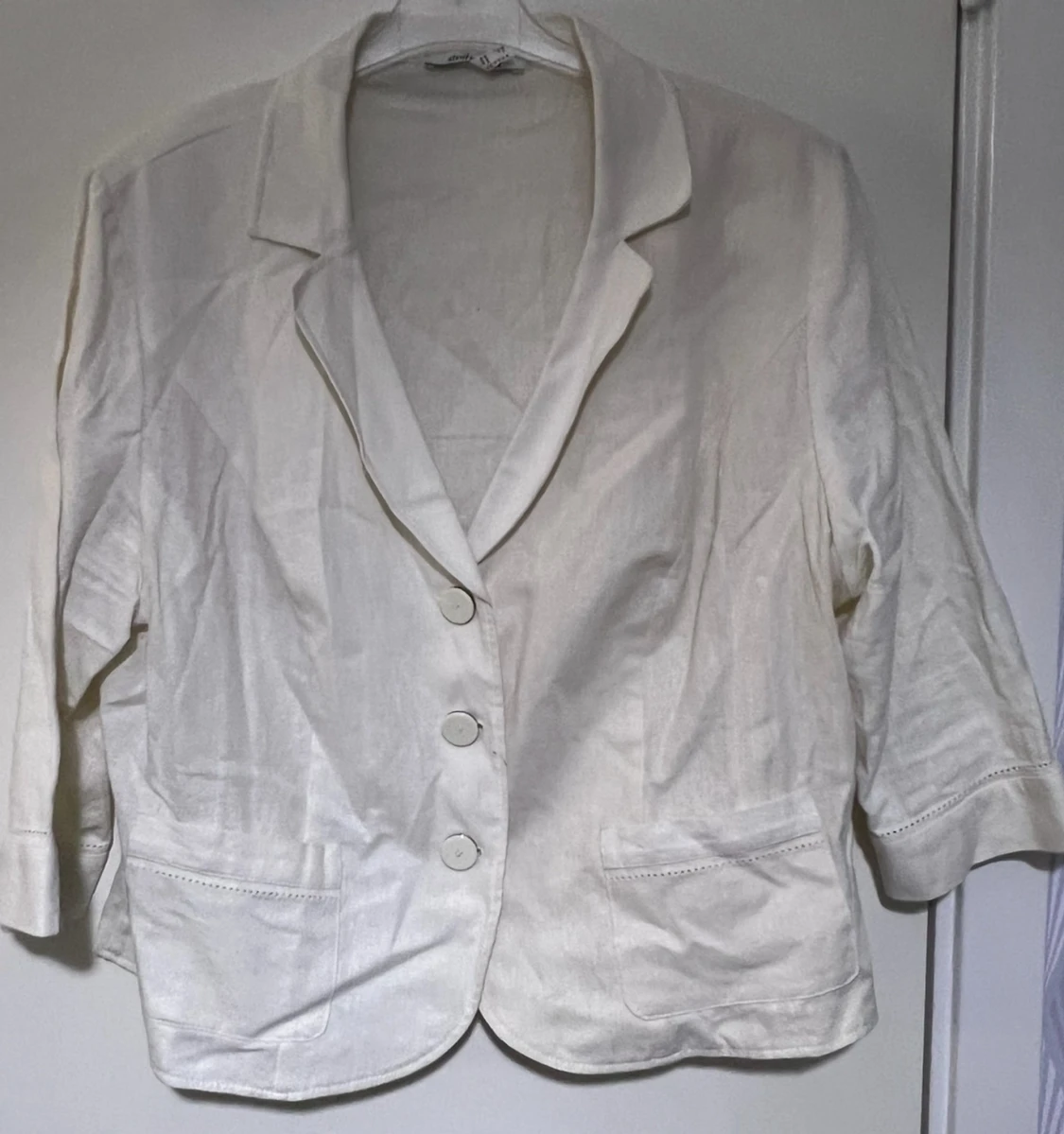 Vit kavaj från Steilmann, storlek 46