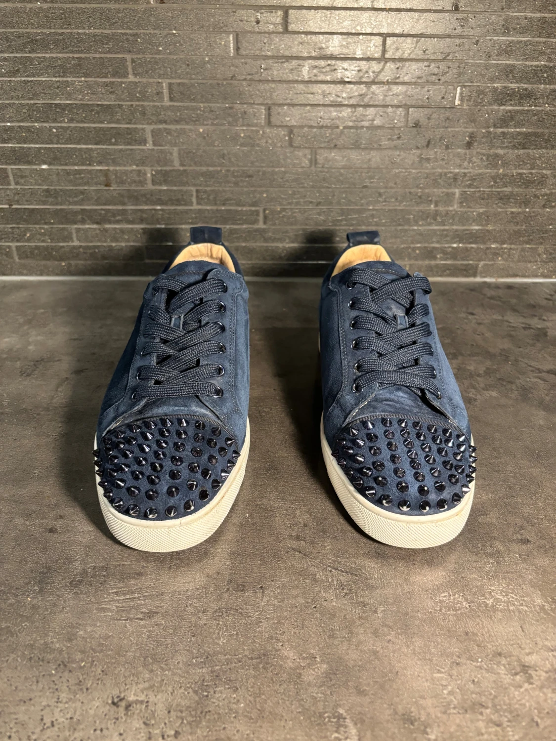 Mörkblå Christian Louboutin sneakers - 2