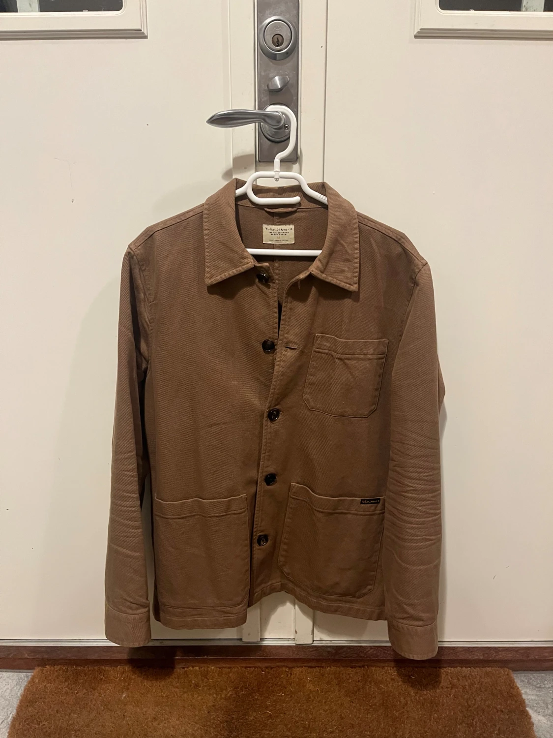 Brun overshirt från Nudie Jeans Co M